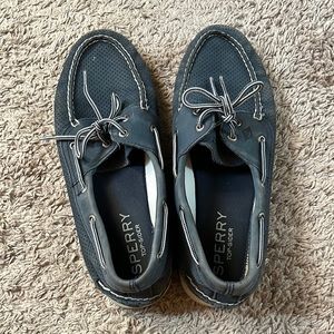Men's Navy Blue Sperry's Size 10.5